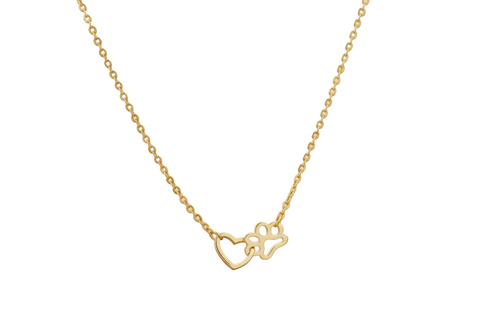 Kette Herz & Pfote - HUNDEHELD