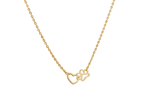 Kette Herz & Pfote
