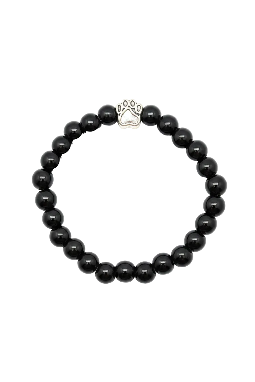 Pfotenarmband schwarz - HUNDEHELD