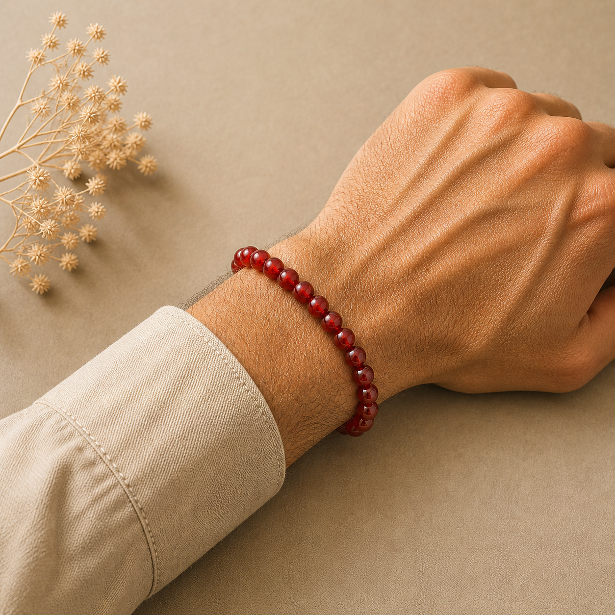 Natursteinarmband (PAPA) HUNDEHELD