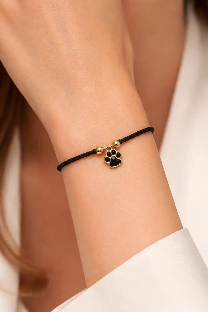 Geflochtenes Armband mit Pfote - HUNDEHELD