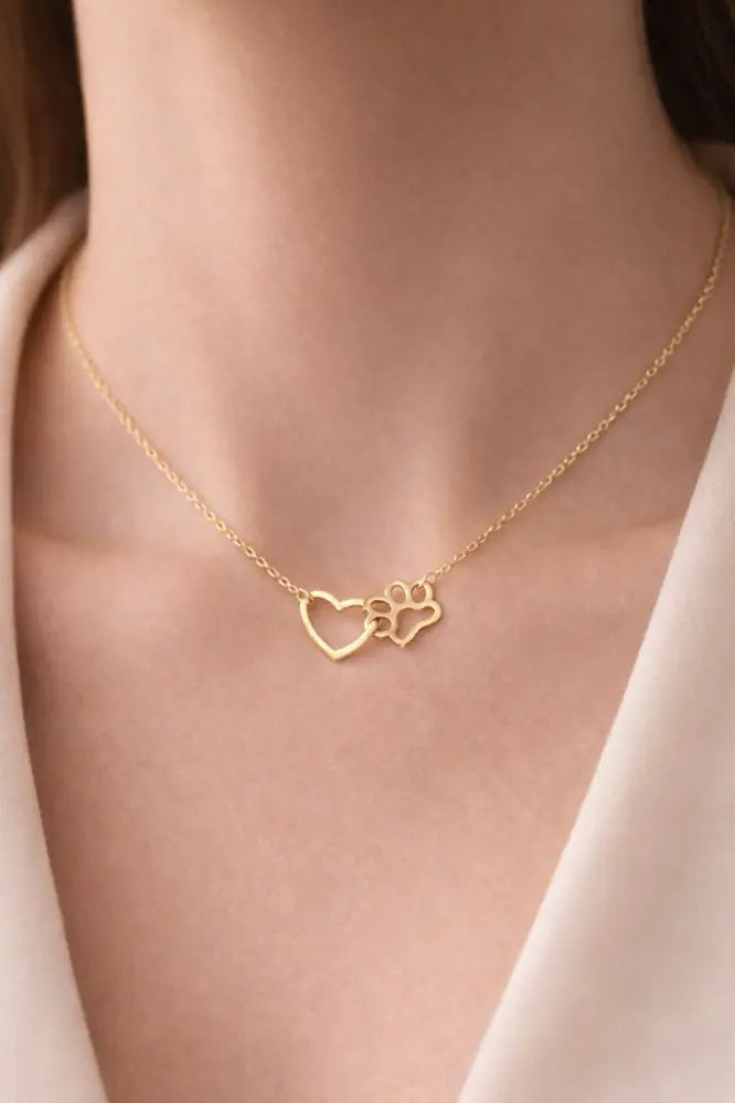 Kette Herz & Pfote - HUNDEHELD